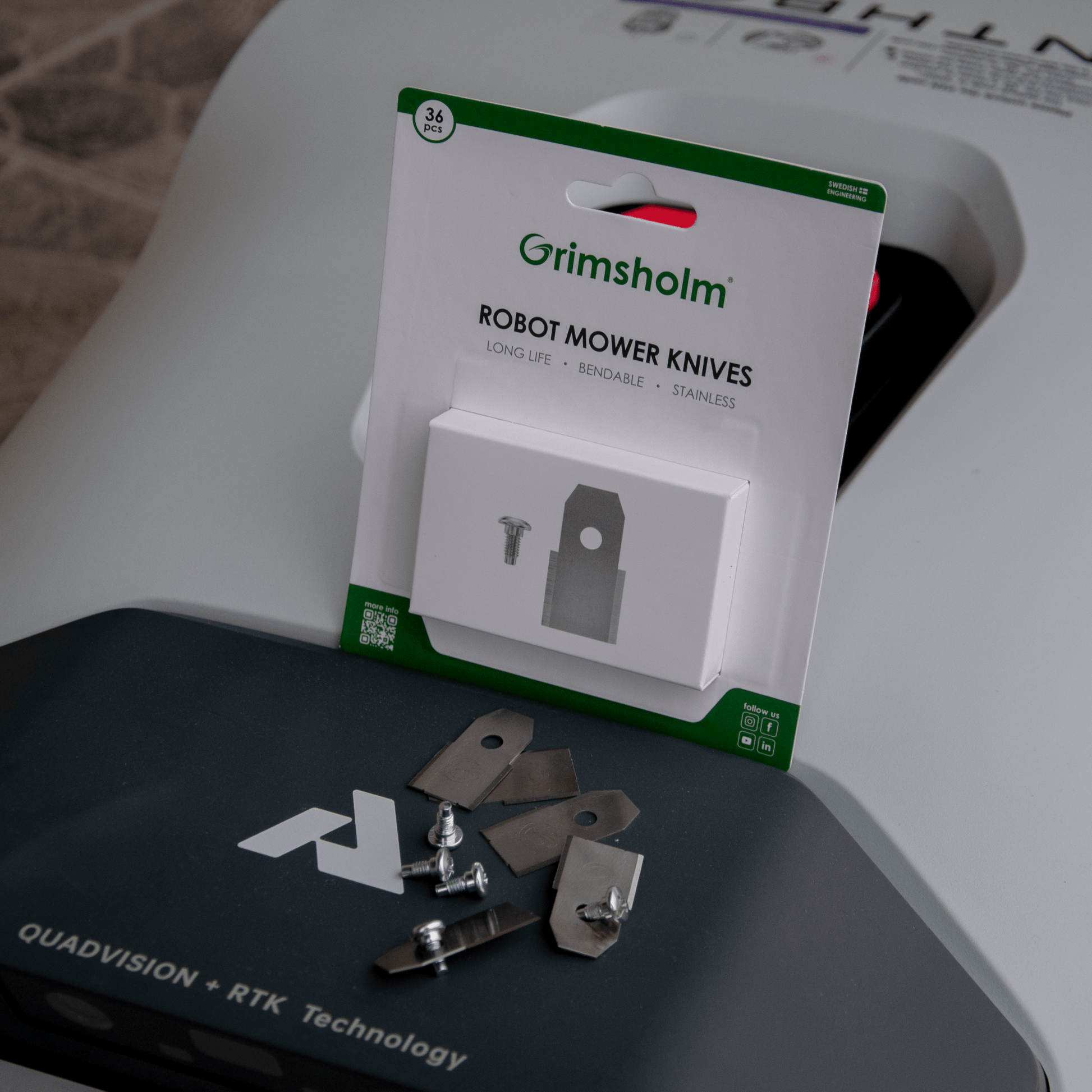 Ersatzklingen für Anthbot und Segway Mähroboter - Exact Designs