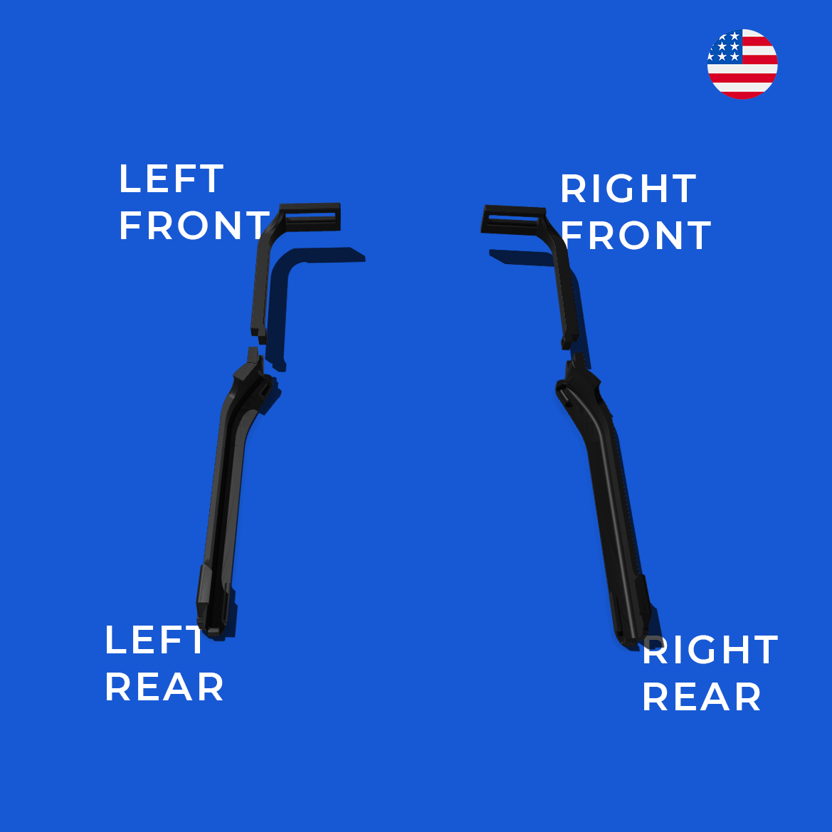 Ersatzteile für seitliche Schutzabdeckung – Mammotion Luba 1, 2 & 2X - Exact Designs