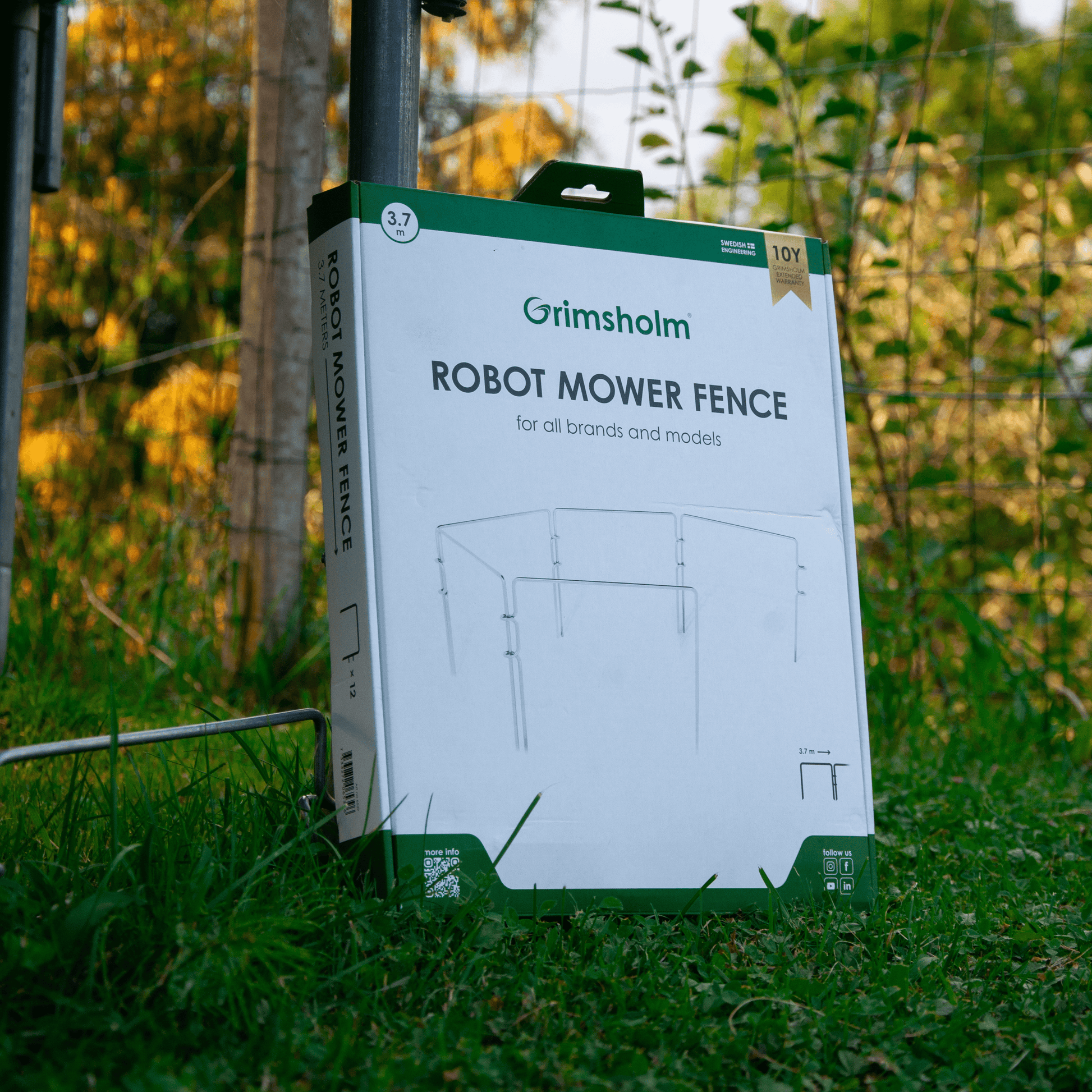 Stahlzaun für Mähroboter - Exact Designs